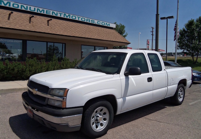 05 Chevy Silverado 1500 Ext Cab 4x2 Pup Monumentmotors Com